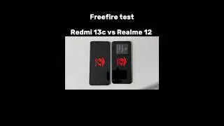 Redmi 13 vs Realme 12 - FREEFIRE Test