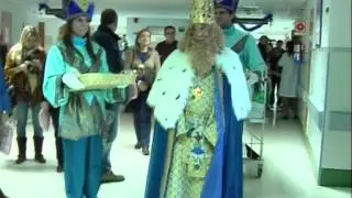 Visita SS.MM. Los Reyes Magos de Oriente al Hospital Comarcal de Antequera