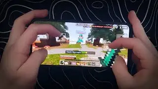 🔥MINECRAFT PE HIVE BEDWARS НА ТЕЛЕФОНЕ (HANDCAM)