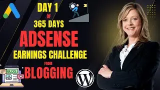 Day 1 of my 365-Day AdSense Blogging Earnings Challenge | Real Dashboard Income #day1