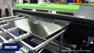 White UV Print on Stainless Steel