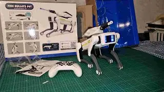 Robot Dog Fire Unboxing And Test From Temu