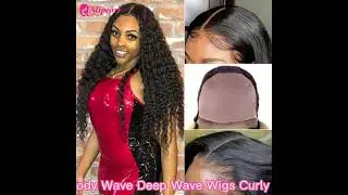 Alipearl Hair Fake Scalp Wigs 5x5 Lace Closure Wigs Bleached Knots Wig Realistic Wigs