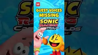 Why Are Guest Characters Silent in Sonic Racing Crossworlds?! #sonic #sega #gaming #shorts
