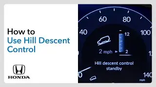How to Use Hill Descent Control
