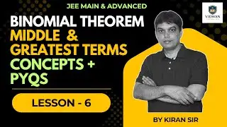 Middle Term & Greatest Term 🔥 | Binomial Theorem JEE PYQs | L6