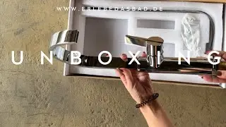 UNBOXING Treos Waschtischarmatur in Chrom - 195.01.1570 mit erh&ouml;htem Armaturenk&ouml;rper erlebedasbad.de