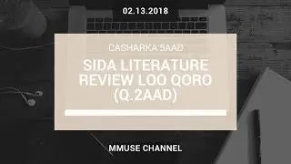 Casharka 5aad: (Q. 2aad) - Sida Literature Review Loo Qoro - Cilmi Baaris