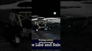 Moon Habitats: Printing and Lava Tubes for Your Protection! #shorts #astronomy