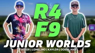 2025 PDGA Junior Disc Golf World Championships | R4F9 | Tucker, Lomelino, Kaylor, Doemland | MJ18