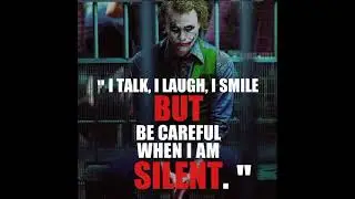 Great Motivational Quotes By The JOKER | MR MDT