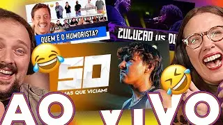 REACT AO VIVO - 50 RIMAS VICIANTES em 2025! AQUELES CARAS QUEM É O HUMORISTA ft ALBANI e MAIS!