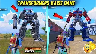BGMI ME TRANSFORMER ROBOT KAISE BANE /SPACEBRIDGE BEACON HOW TO USE / BGMI SPACEBRIDGE LOCATION