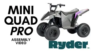 MINI QUAD PRO ASSEMBLY - 36V Electric ATV by Ryder Toys How to Guide Assembly for Kids ATV and Quad