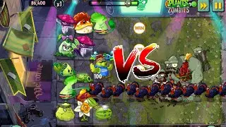 PVZ 2 - Random 5 Plants Team Vs Turkey & Gagantuar  Zombies - Who's the stronger ? #pvzgameplay