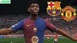 FC 25 - Barcelona vs. Man United Ft. Yamal, Garnacho, | UEFA Champions League Final | PS5™ [4K]