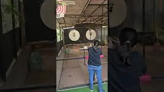 Rifle Shooting #activity #fun #team #shooting #shootinggames #adventure #teampink #juiceadventure