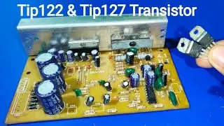4.1 home theatre board repair at home | home theatre board Tip 122 & Tip127 Transistor replacement 