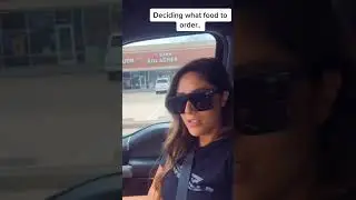 Couple Debates Food Order in Funny Car Ride#funny #couplegoals #foodorder #carride