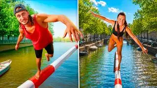 JE D&Eacute;FIE MA COPINE AUX WATER CHALLENGES 💦 (Ft @Nonoemie )