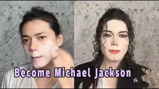 How did I become Michael Jackson? My makeup process Caijun