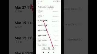 How To Delete Phone Call History | Clear Call History  | #shorts #youtubeshorts