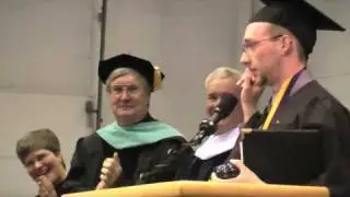 Jamie's Proposal at Saint Michael's Commencement 2010