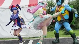 キュアフェリーチェのキックが！ 魔法つかいプリキュアショー
