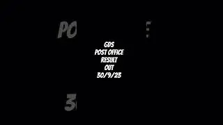 2nd merit list out#gds2023 #postoffice #bpm #result #2023 #viral  