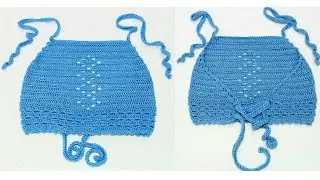 Top Cropped de Crochê Infantil