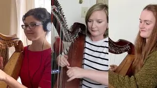 The Wellerman for 3 harps or harp ensemble - feat. Tiffany Schaefer and Hannah Flowers