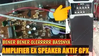Power amplifier bekas speaker aktif GPX