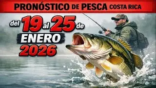 PRONÓSTICO DE PIQUE en Costa Rica del 19 al 25 de enero 2026: ¡Deja todo y vámonos a pescar!