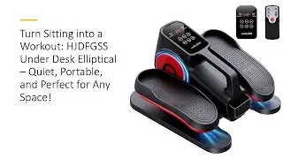 Turn Sitting into a Workout: HJDFGSS Under Desk Elliptical &ndash; Quiet, Portable & Perfect for Any Space