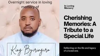 Goshen  Church Edmonton ||Overnight Service in Loving Memory of Yves BYIRINGIRO