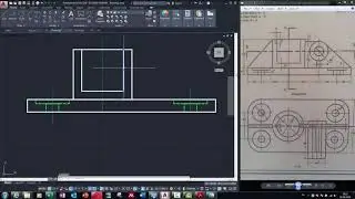 solved example using autocad  (عربى )
