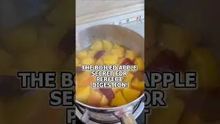 Секрет идеального пищеварения с помощью вареных яблок!