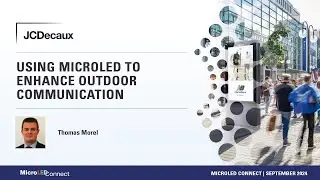JCDecaux | Using microled to enhance outdoor communication