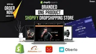 Branded One Product Shopify Dropshipping Store | Dropshipping Website