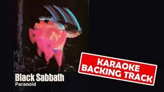 Black Sabbath &ndash; Paranoid (Karaoke Version) | No Vocals Backing Track [Karaoke]