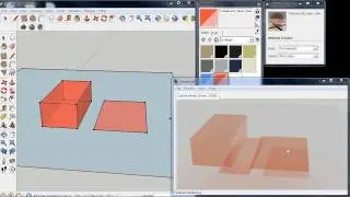 Thin and thick glass material finishes in Shaderlight for SketchUp