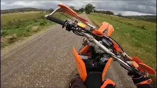Bush riding on the KTM530EXC!!