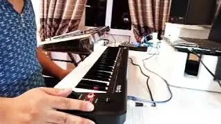 Ion USB midi keyboard klavish nayida migʻom