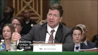 Menendez Questions Jay Clayton, Clayton Refuses to Answer
