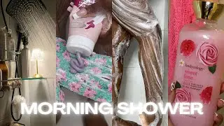 Morning Shower Routine 🧼🚿🫧|ASMR|feminine hygiene 