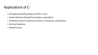 Introduction to C programming