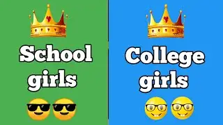 School girl vs College girl ||HA Vozly ||Part 2