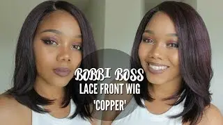 Bobbi Boss COPPER Wig Review | Color 99J | Ft. TheHeartsandCake90