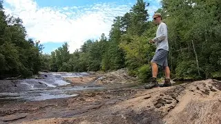This SCENIC River was LOADED with RARE Bass!!
