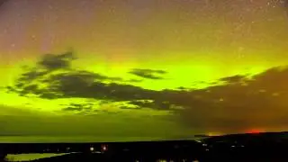 Northern Lights Over Michigan - Stunning Time-lapse Video